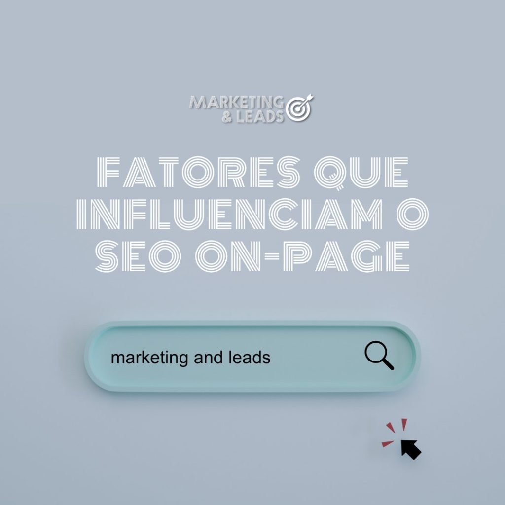 Fatores que influenciam o SEO on page